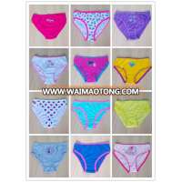 stock cartoon printed child underwear gilrs cotton panty