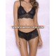 Womens sexy lingerie transparent first night bridal  sexy lingerie set  / women lace sexy lingerie set