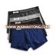 Wholesale mens underwear 95%cotton and 5%spandex breathable boxer briefs